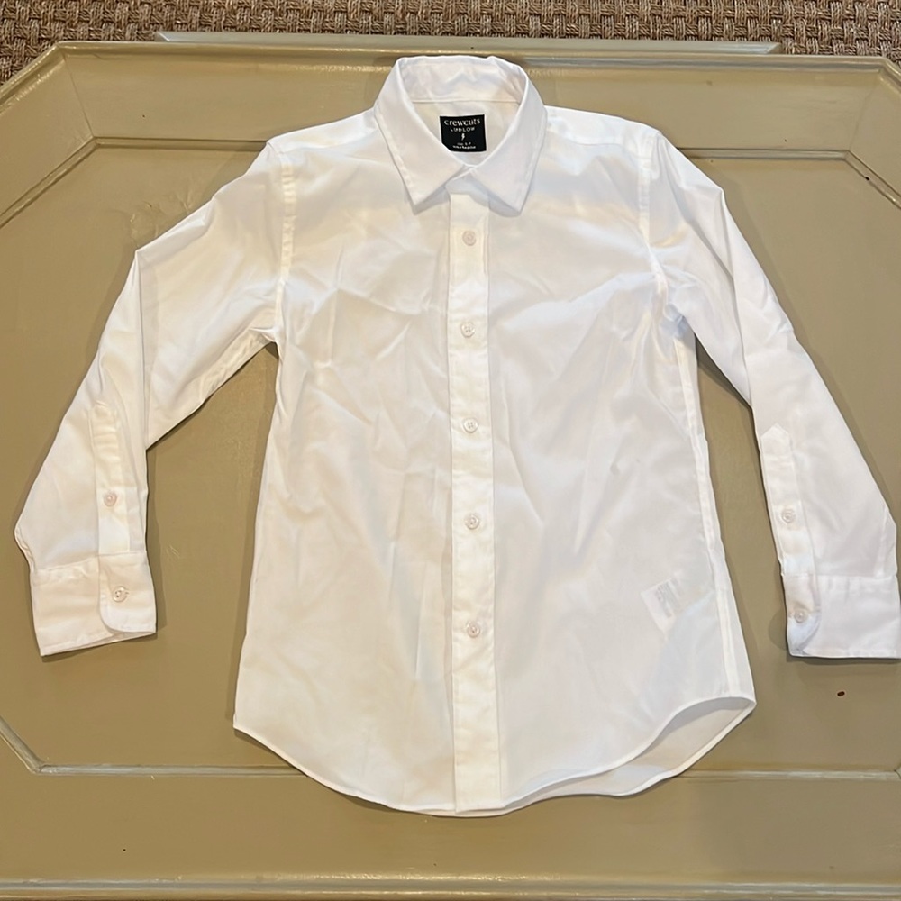 Crewcuts Ludlow Button Down Dress Shirt boys size 6-7